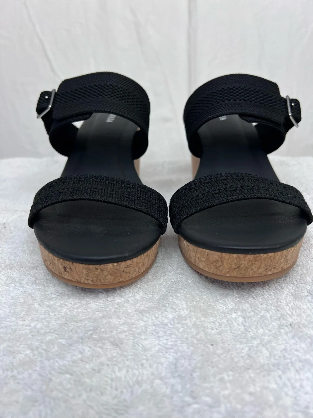 Vivaia Adjustable Strap Round-toe Wedge Sandals Sammy Size 40 (US 9) NEW Summer